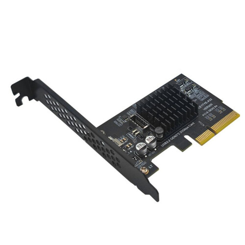 Placa de ExpansãO USB3.2 GEN2X2 20Gbps PCIE 4X Adaptador TYPE-C Frontal A-KEY/TYPE-E 2