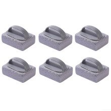 Handheld Pumice Stone Cleaning Tool For Grills And Pool Surfaces Brick 6 Pack Removes Grease Stains Mineral Deposits