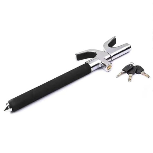Car Steering Wheel Locks Anti Theft Device Black Vehicle Security Deter Thieves