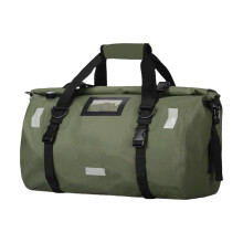Motorcycle Tail Bag 40L Waterproof Dustproof Rear Seat Luggage for Touring Outdoor Travel Army Green