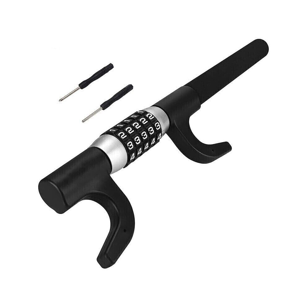 Universal Car Steering Wheel Lock With Antitheft Cylinder And Uncopyable Security Key 9347817471113