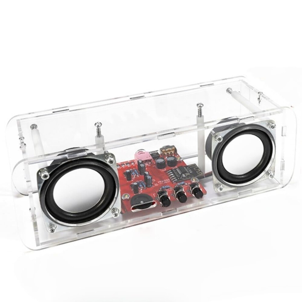 Diy Stereo Speaker Soldering Practice Kit Bluetooth Compatible Beginner Friendly Complete With Components Pcb Enclosure 9382693065926