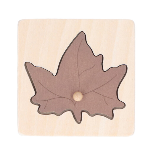 Colorful Wooden Leaf Puzzle Develop Skills & Cognitive Abilities in Kids 2