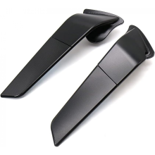 BlackMotorcycle Rearview Mirrors Wind Wing Adjustable Rotating Side Mirror, Modified Winglet Compatible with YAMAHA YZF R7 YZFR7 YZF-R7 2021 2022