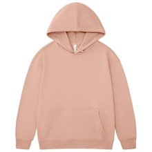 Fashion Pink Hooded SweaterS330G Cotton Hooded Sweater Spring And Autumn Terry Work Clothes Trendy Men's Loose Shoulder Printed Embroidered Logo