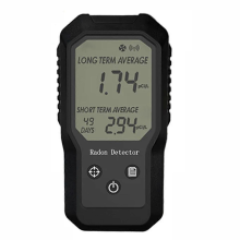 BlackPortable Radon Detector Digital Domestic Radon Monitor Gas Monitoring
