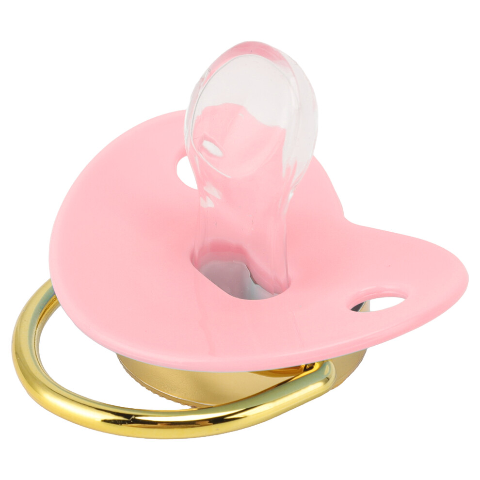 Silicone Baby Pacifier For 6-18 Months With Clip Bpa Free Pink