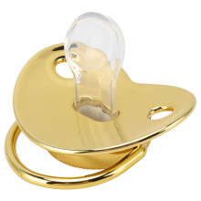 Bling Baby Pacifier Golden Little Prince BPA Free for 6-18 Months Newborn Dummy