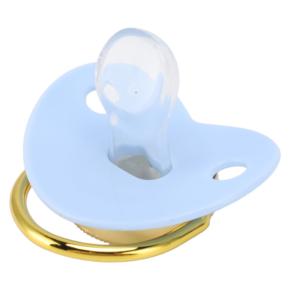 Baby Luxury Pacifier For 6-18 Months, Bpa-Free Silicone & Pp Blue