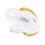 Baby Pacifier 6-18 Months Silicone Bling Anti-Static White 5