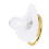 Baby Pacifier 6-18 Months Silicone Bling Anti-Static White 11