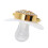 Baby Pacifier 6-18 Months Silicone Bling Anti-Static White 14