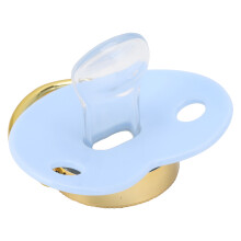 Baby Blue Luxus-Schnuller BPA-frei für 6–18 Monate mit Strasssteinen