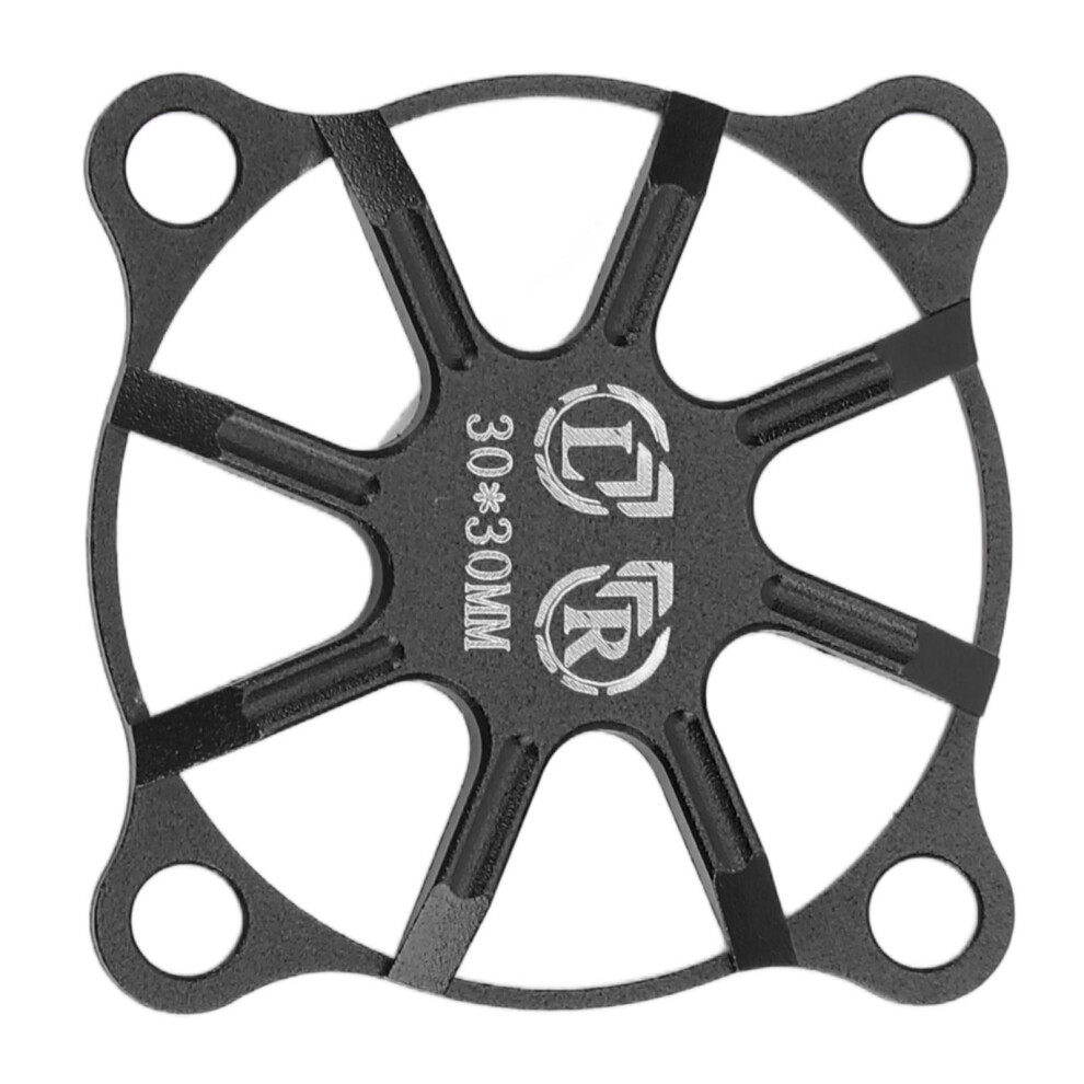Aluminum Alloy Rc Cooling Fan Cover 30X30mm For Motors & Escs Black 8701374962377