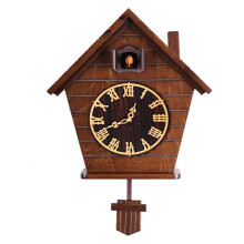 Cuckoo Clock Cuckoo Pendulum Wall Clock With Roman Dial, Modern Design, Home Decor, Simple Style