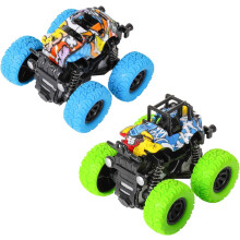 m zimoon Monster Inertia Truck, 2 Pack Off-road Vehicle Toy Four-Wheel Race Cars with 360 Degree Rotation, Toddler Car Toys Birthday Gift for 3 4 5 6