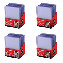 Ultra Pro 3x4 Clear Regular, Pack of 100 Toploader Thick Card Sleeves for Trading Cards such as Pokemon Magic Standard Size Transparent