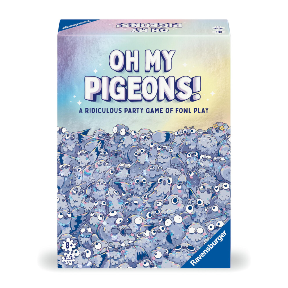 Ravensburger Oh My Pigeons - Fun Game Night And Party Board Game For Families, Adults And Kids Age 8 Years Up - 2 To 5 Players