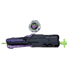Beyblade X Victory Grip Right-Spin Launcher Set with Saber Samurai 2-70L Top, 25 cm Ripcord & Adjustable Rubber Grips, Spinning Tops Battle Toy for K