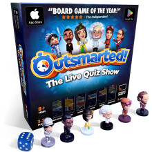 Outsmarted - The App-Connected TV Quiz-Show Board Game | Kids, Teens & Adults | Next-Level Game Night For Family & Friends | 2–24 Players | Age 8+ |