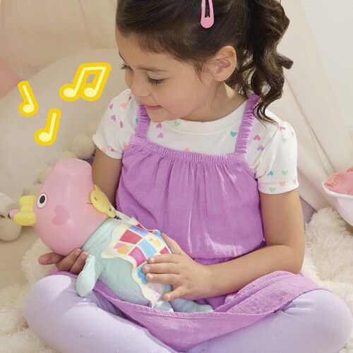 Peppa Pig Peppa Pig Oinks and Snuggles Evie Interactive Baby Doll, 28 cm 1