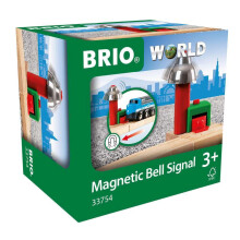 BRIO World Magnetic Railway Bell Signal for Kids Age 3 Years Up - Train Set Accessories and Add Ons