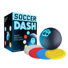 Strikesphere Soccer Dash, Football training equipment to improve dribbling, reactions & ball control skills. AI tech for continous development. Solo