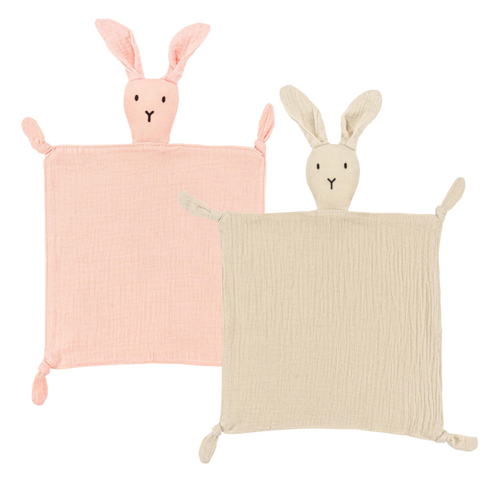 Photos - Bottle Teat / Pacifier ZIGJOY Baby Comforter Blanket Muslin Cotton Security Blanket Bunny Lovey Boy Girl Unisex Soft Baby Gift for Infant Newborn T