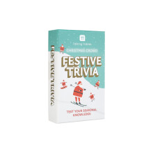 Talking Tables Christmas Festive Trivia Quiz Game, Secret Santa, Question Cards about Holidays, Celebrations, Traditions, Dinner Party, Fun Travel Po