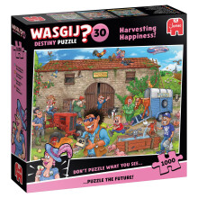 Wasgij Destiny 30, Harvesting Happiness - Unique 1000 Piece Jigsaw Puzzles for Adults - Colourful, Fun, Challenging & Brainteasing 1000 Pc Adults Jig