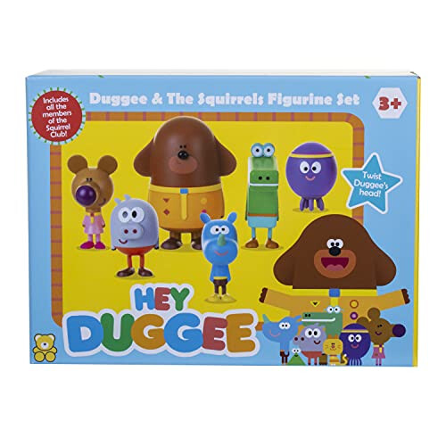 Hey Duggee Hey Duggee 1870R Squirrel Figurine Set with Duggee, Multicolor 1