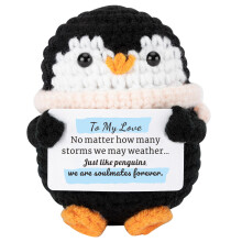 HONZEE I Love You Gifts for Him Penguin Girlfriend Boyfriend Gifts for Her Birthday for Husband, Wife Valentines Day Gift Romantic Cute Couples Prese
