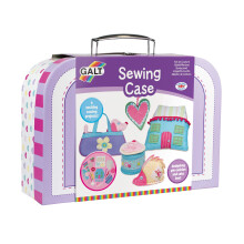 Galt Sewing Case - Creative Cases Childrens Sewing Set - Introduction to Sewing Kit -Learn to Sew Arts and Crafts Kit for Kids - 6 Colourful and Fun