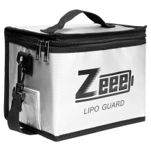 Zeee Lipo Safe Bag Fireproof Explosion Proof Bag Large Capacity Lipo Battery Storage Guard Safe Pouch for Charge & Storage (8.46 x 6.5 x 5.71 in)