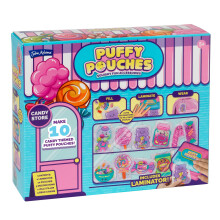 John Adams Puffy Pouches Candy Store Set Squishy Maker: Make Your Own Squishy Fun Accessories & Bag Charms | Food Themed Arts & Crafts Fun | Gift Ide