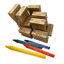 Craftis Multi-Pack of Bulk Crayons - 200 Boxes with 4 Colours Per Box, 800 Crayons Total - Crayon Set for Kids Perfect for Children's School, Restaur