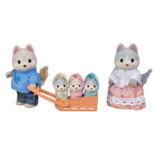 Sylvanian Families Husky Family - dollhouse playset 5636