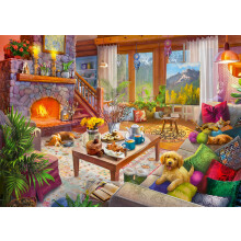 Ravensburger Cosy Cabin 1000 Piece Jigsaw Puzzles for Adults and Kids Age 12 Years Up