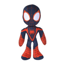 Disney 6315875812X12 25cm DAR Spiderverse Miles Morales Action Figure 25 cm Soft Toy with Glow in The Dark Eyes, One Size