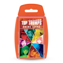 Top Trumps Anime Icons Specials Card Game, Play with 30 iconic characters from Son Goku, Rei Ayanami and Yugi Muto, educational gifts and toys for bo