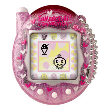 TAMAGOTCHI Bandai Connection Digital Pet Pink Glitter Shell Virtual Pet Electronic Toy With Infra-Red Connection For Shared Fun | Kids Toys For Girls