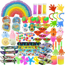 Cemirk Party Bag Fillers for Kids, 60Pcs Assorted Toys, Birthday Party Favours, Lucky Dip Prizes, Classroom Rewards, Goodie Bag Gifts for Boys & Girl