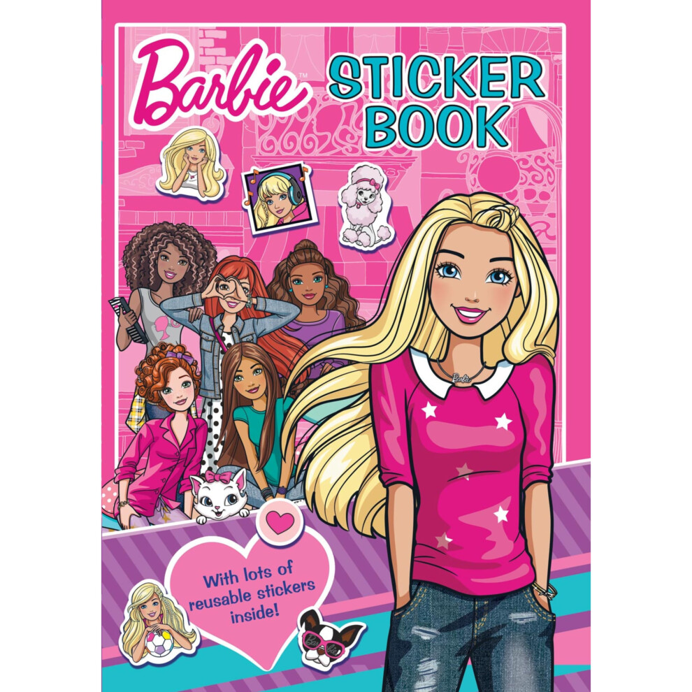 Barbie Alligator Sticker Book, Sticker Books, Stickers, Sticker Book, Gifts, Sticker Activity Book, Reusable Stickers