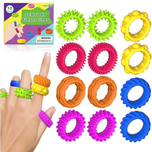 Otbushit Jouets sensoriels Fidget hexagonaux remplis de Liquide pour Enfants, Ensemble géométrique de 6 pièces avec Paillettes, Outils Jeu pour Calmer Les Coins