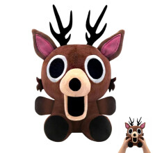 Mzzsveuy 99 Nights in the Forest Deer Plush Soft Stuffed Animal Doll Plush Toy Soft Stuffed Animal Doll Surprise for Fans Home Decor for Kids Boys an
