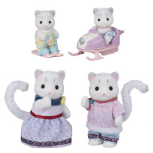 Sylvanian Families - 5814 Snow Leopard Family - Dollhouse Playsets