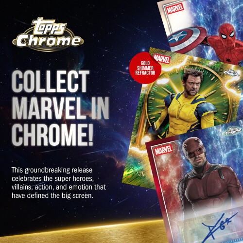 2025 Topps Marvel Studios Chrome - Factory Sealed - Value Box 2