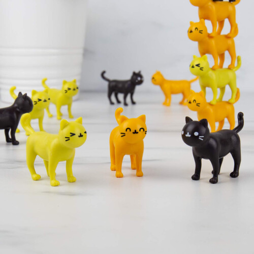 Gift Republic Catastrophe Cat Stacking Game, Multi, 21cm High 2