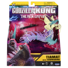 MonsterVerse Godzilla x Kong: The New Empire, 6-Inch Tiamat Action Figure Toy, Iconic Collectable Movie Character, Includes 2.5-Inch Submarine Access