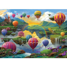 Ravensburger Air Balloon Valley 500 piece Jigsaw Puzzle for Adults and Kids Age 10 and Up